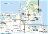 Radwander- und Wanderkarte Insel Rügen, Kap Arkona, Sassnitz, Halbinsel Jasmund und Umgebung: Ausflüge im nordöstlichen Inselgebiet zwischen Altenkirchen, Glowe und Ralswiek. 1:35000 (Schöne Heimat) - 2